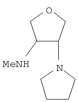 N-methyl-4-(pyrrolidin-1-yl)tetrahydrofuran-3-amine